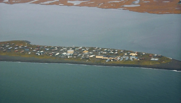 The Native Alaskan village of Kivalina has been forced to relocate due to rising waters.