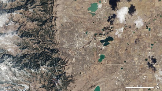 The newest Landsat satellite has transmitted its first images back home (Image: NASA)