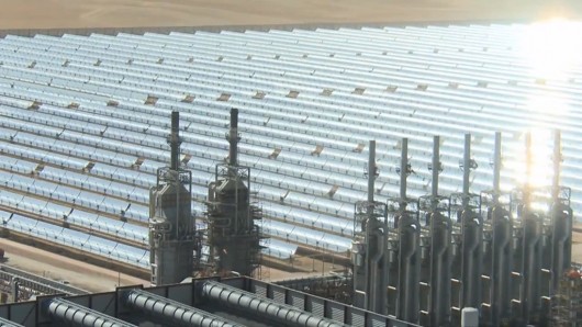 Shams 1 is a 100 MW concentrated solar power plant that will power 20,000 homes in the UAE...