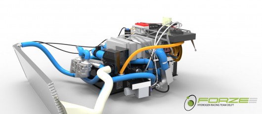 Fuel cell ensures only water exits from the tailpipes