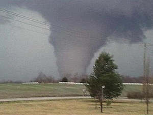 Tornado photo from March 2, 2012, taken by Flickr user Shrumples1997. (via Accuweather.com)