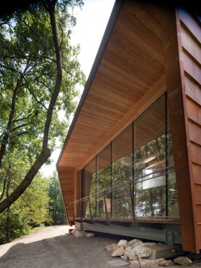 The south faade is characterized by a large quadratic sun porch, coupled with interior au...