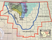 Bakken Location Map