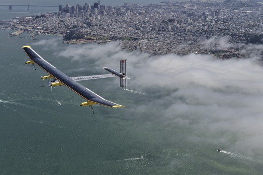 The Solar Impulse solar-powered airplane has begun its flight across the U.S. 