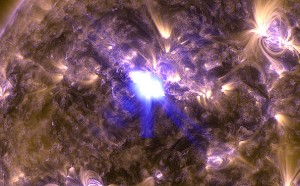 Solar Flare, 2013's Most Powerful So Far, Sparks