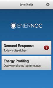 EnerNOC app for iPhone and  Android