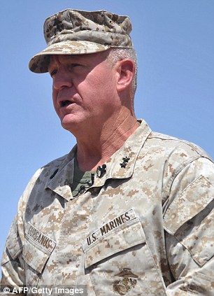 US Marine, Major General Charles Mark Gurganus, Commanding General of the Regional Command Southwest
