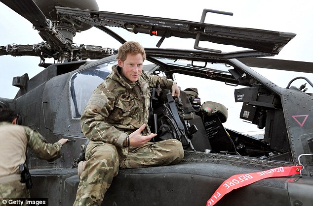 Target: The Taliban said that Prince Harry, who was stationed at Camp Bastion, was a target of the attackers
