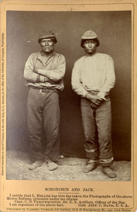 Schonchin John and Captain Jack were both sentenced to death after an unfair trial.
