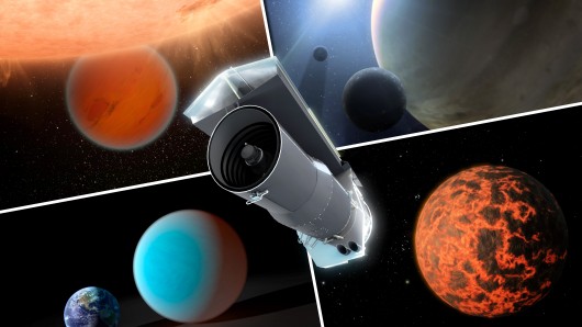 Artist's impression of the Spitzer space telescope (Image: NASA)