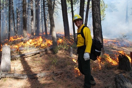 Fire management planning on Salish and Kootenai tribal lands in Montana. (Photo: U.S. Fish and Wildlife Service)