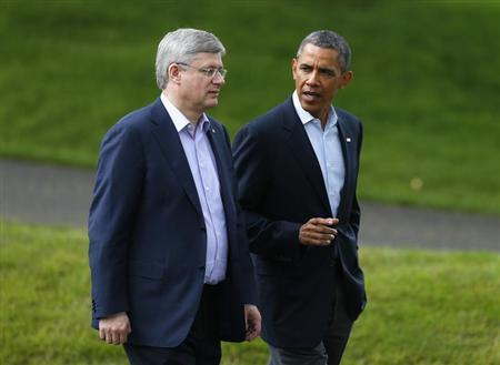 Harper offers Obama emissions deal to win Keystone: CBC Photo: ?Andrew Winning
