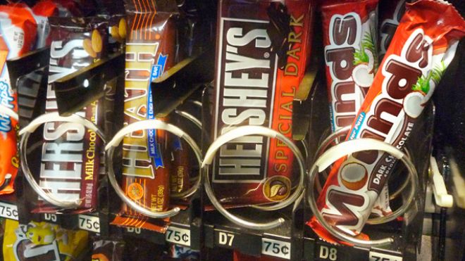 Hershey Chocolate Candy Bars Vending Machine