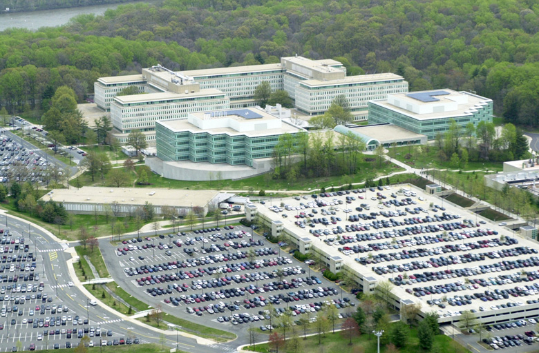 CIA headquarters in Langley, Virginia, 2001.