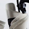 The suit was created by by 3D Systems, with actuators and controls integrated by Ekso Bion...