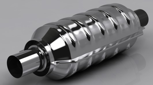 Regular catalytic converters like this one may be on their way to obsolescence (Image: Shu...