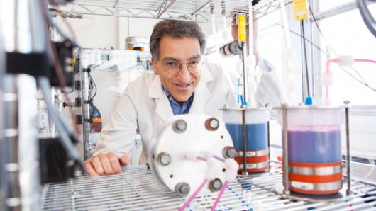 An inexpensive high capacity organic battery has been developed by Professor Michael Aziz ...