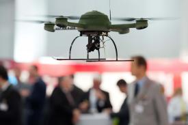 Photo: dpa Besides continuous surveillance of their solar panels using sensors, Phoenix Solar sometimes utilises microcopters for thermographic monitoring.