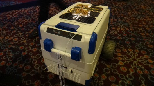 The Solar Cooler from Solar Cool Technologies at CES 2014