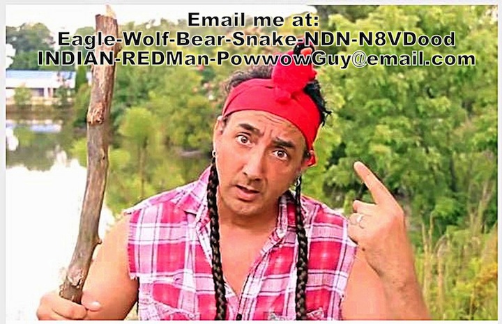 Does your email address resemble this guy's? You might be Native American