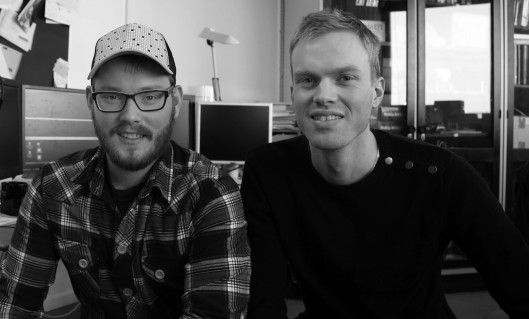 Researchers Morten Videb and Janus Heide (Photo: Aalborg University)