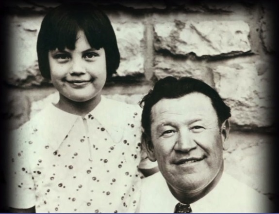 Grace Thorpe as a child, left, with her famous father, Jim (Photo: Courtesy Rich Heape Films)