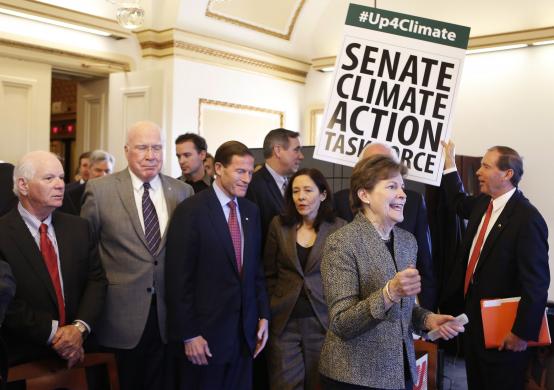 U.S. Senate Democrats pulling all-nighter on climate change Photo: Yuri Gripas