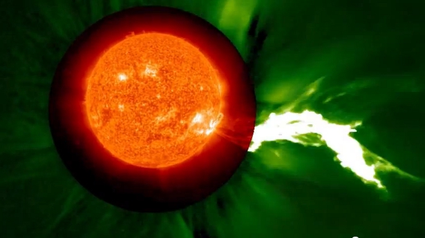 A solar eruption witnessed August 31, 2012. Photo: Courtesy, NASA.