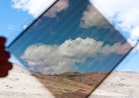 Electricity-Generating SolarWindow� Module, Being Developed in Architecturally-Neutral Colors (Photo ... 