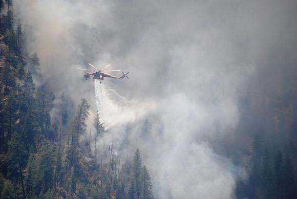 Crews optimistic about weather in fighting Arizona wildfire Photo: U.S. FOREST SERVICE