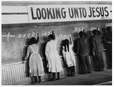 Approximately 150,000 Indian children were placed in religious mission boarding schools.  Lawsuits against the Catholic church have been filed by survivors of the schools, who suffered mental, physical and sexual abuse. Children as young as 5 years old were removed from their families and sent across the country, often not seeing their family again for several years. (Free Thought Manifesto)