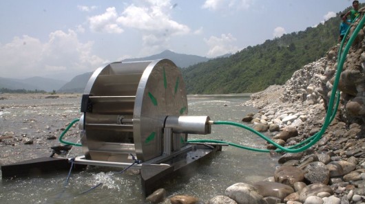 A Barsha pump at work in Nepal 