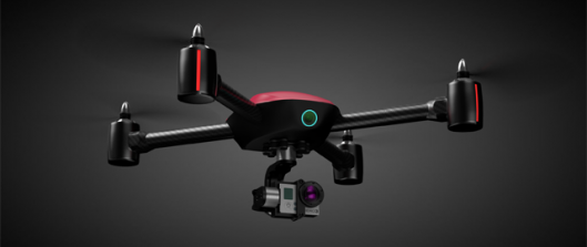 The drone weighs 960 g (33.9 oz) and features a 2D gimbal and mount for external cameras w...