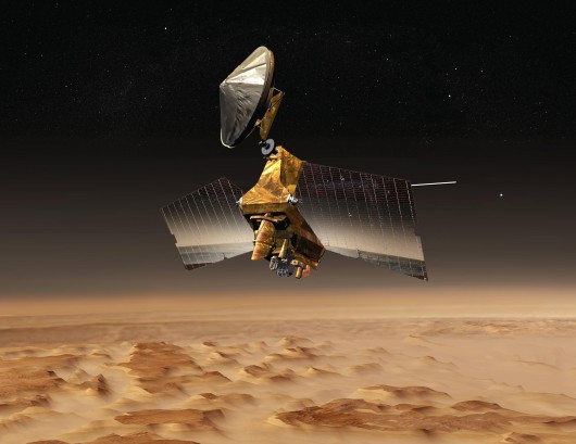Artist's concept of the Mars Reconnaissance Orbiter (Image: NASA)