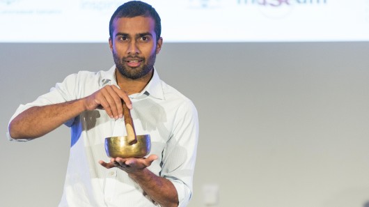 Dr Niraj Lal says that the way Buddhist singing bowls interact with light mimics the way t...