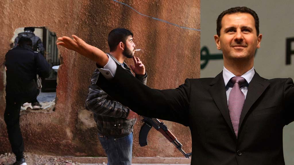 Syria's civil war is a fight between largely Sunni rebels and the Shia government (pictures: Reuters)