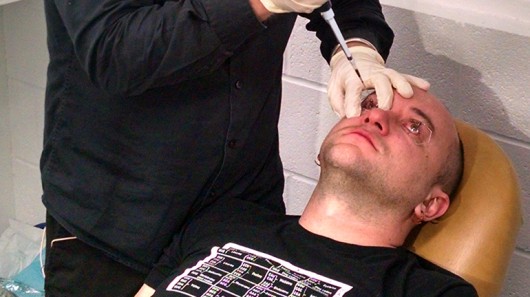 Biohacking group Science for the Masses has been experimenting with night vision eye drops...