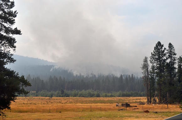 North Star fire on the Colville Indian Reservation as of August 15, 2015. It has since grown to 126,522 acres and was zero percent contained as of Saturday August 22, 2015. (Photo: Courtesy InciWeb)