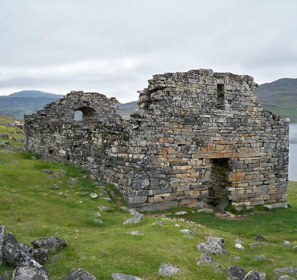 Vikings colonized Greenland and possibly neighboring Baffin Island during what has been assumed to be—perhaps mistakenly--a temporary warm period. They disappeared in the 1400s. Southern Greenland’s Hvalsey church is the best preserved Viking ruin. Image credit: Wikimedia Commons