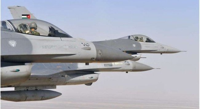 jordanian air force launches several dozen airstrikes on isis targets
