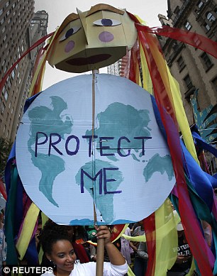 Dr Richard Lindzen (right) told a Massachusetts-based radio station that people who believe in global warming (stock pictured left) are becoming more hysterical in their arguments.&nbsp;'As with any cult, once the mythology of the cult begins falling apart, instead of saying, oh, we were wrong, they get more and more fanatical,' he said