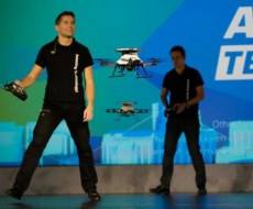 Intel demos drones using RealSense