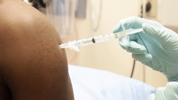 A vaccine trial in the US