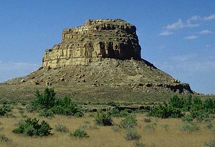 Fajada Butte is a historically sacred site ripe with petroglyphs. (Colorado.edu)