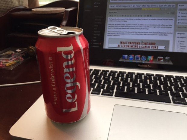"Share a Coke with a Legend." (Photo credit: Liz Klimas/TheBlaze)
