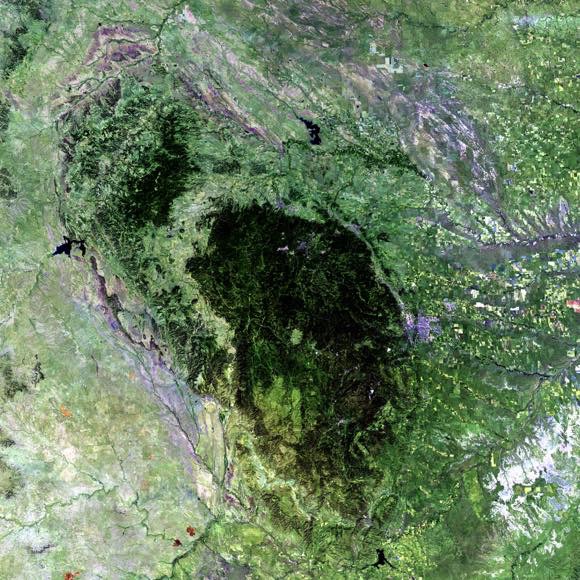 Black Elk grew up in The Black Hills, S.D. (Ȟe Spa in Lakota), here seen in an EROS (Earth Resources Observation Satellite) satellite image on 08-11-2010. The Black Hills are considered by the Lakota people to be the Center and heart of everything that is. It is part of the Lakota peoples creation story. It is a sacred place. Lt. Col. George Custers Black Hills Expedition of 1874 violated the Fort Laramie Treaty of 1868, and set off a gold rush in the area after Custer announced her found gold in French Creek, S.D.