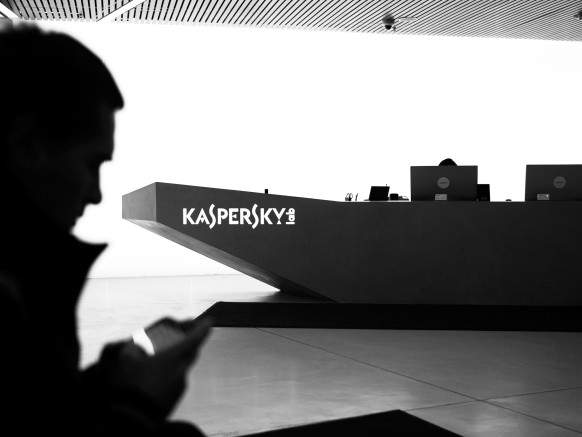 Inside the headquarters of Kaspersky Lab in Moscow, Dec. 9, 2014. 