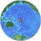 Globe with Earthquake Location