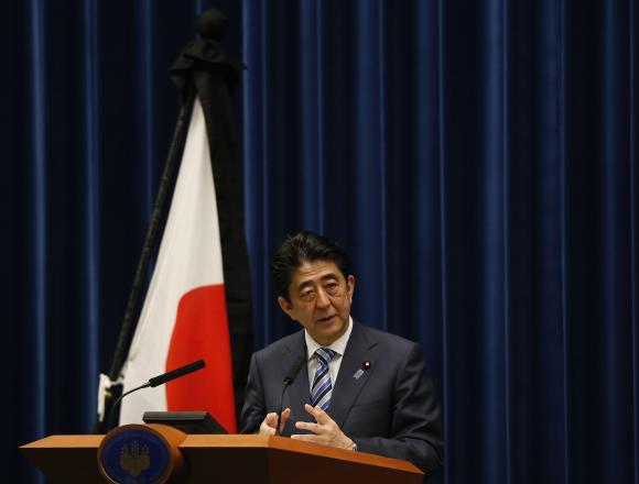 Japan PM vows new five-year plan to rebuild from 2011 disaster Photo: Issei Kato