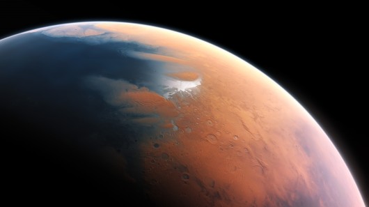 Mars as it may have looked 4.5 billion years ago (Image: European Southern Observatory)